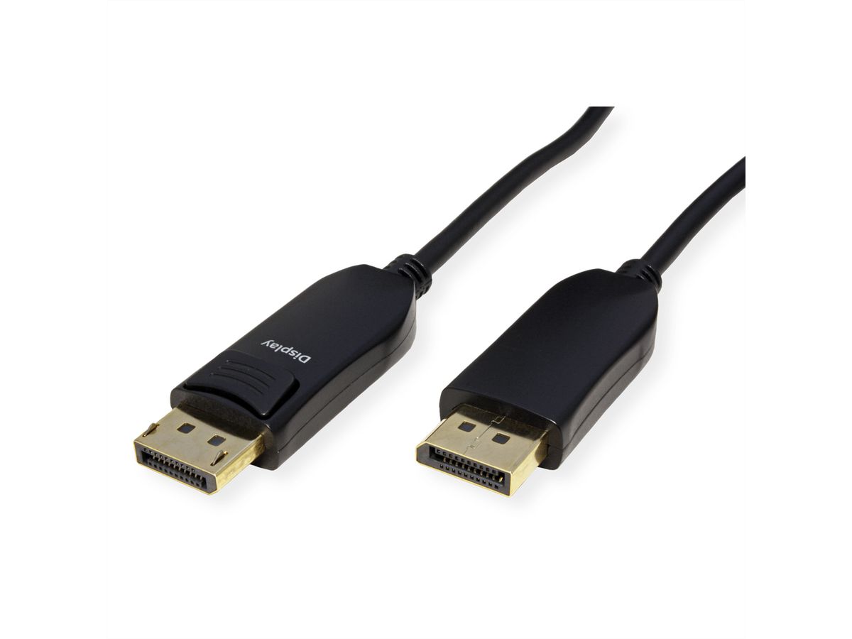 ROLINE Câble DisplayPort v2.1 (AOC), M/M, 20 m