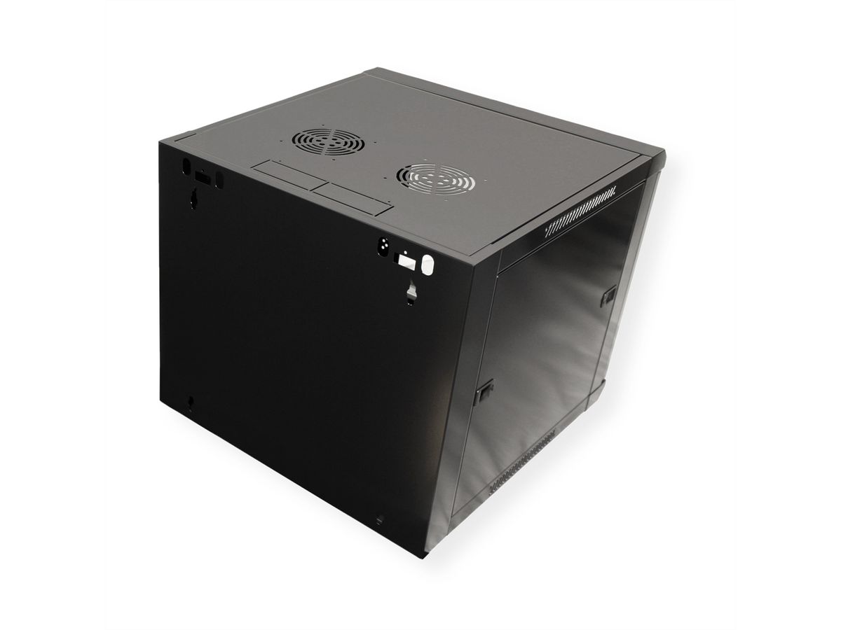 VALUE Armoire murale 9 UH (HxLxP) 505x570x600mm, noir
