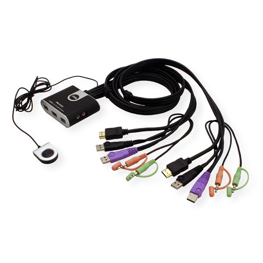 ATEN CS692 Switch KVM, USB, HDMI, audio, 2 ports