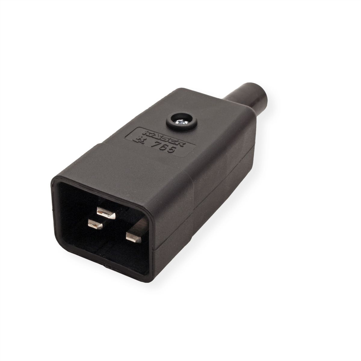 BACHMANN Prise IEC320 C20 16A/250VAC, noir