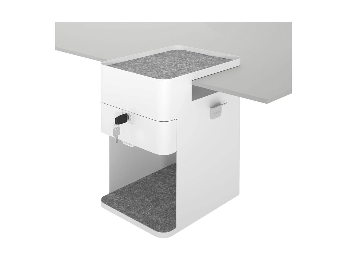DATAFLEX Bento® desktop locker, 500, blanc
