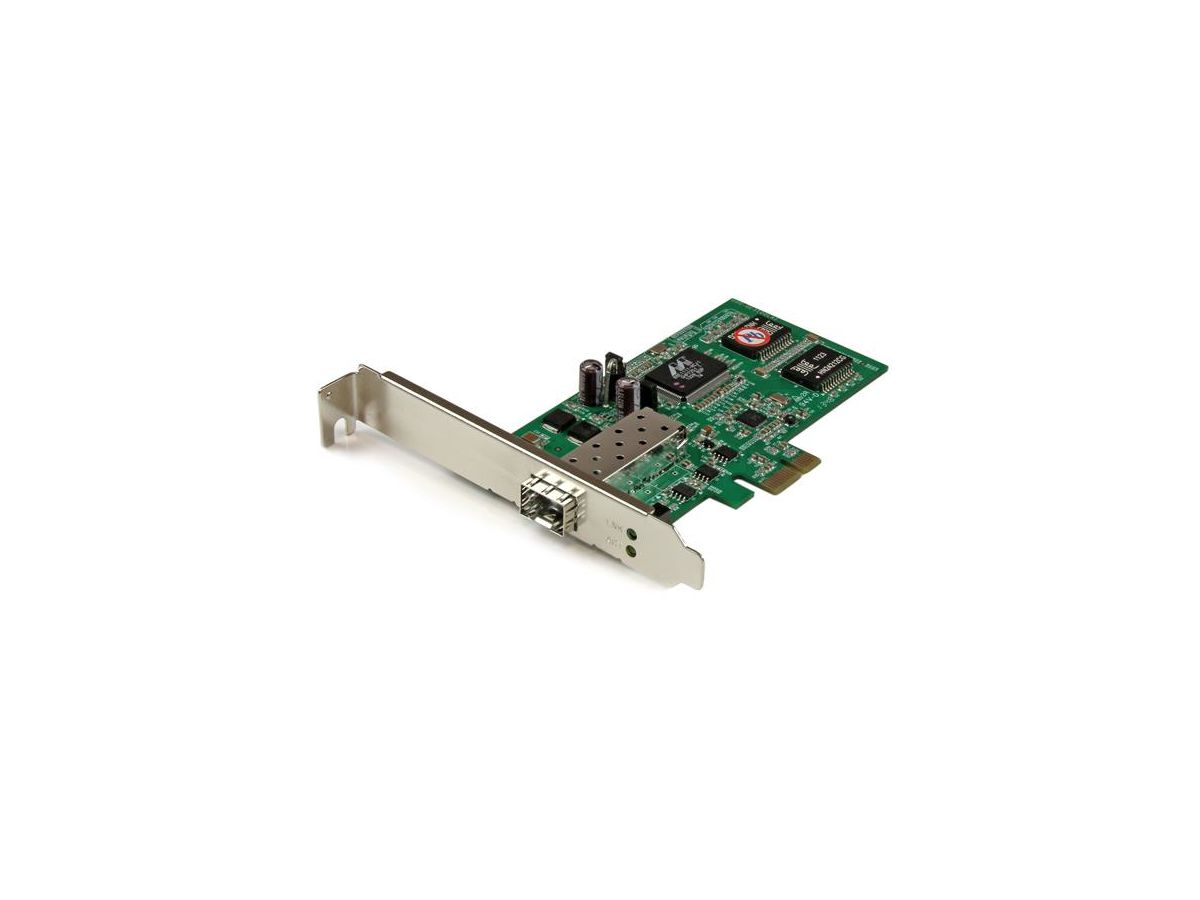 StarTech.com Carte réseau PCI Express à 1 port fibre optique Gigabit Ethernet avec SFP ouvert - Adaptateur NIC PCIe SFP
