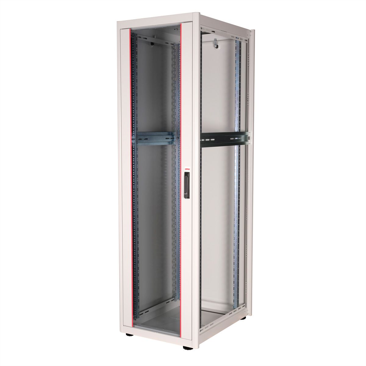 ROLINE 19" Baie réseau Basic 42U, 600x800 LxP Porte verre gris