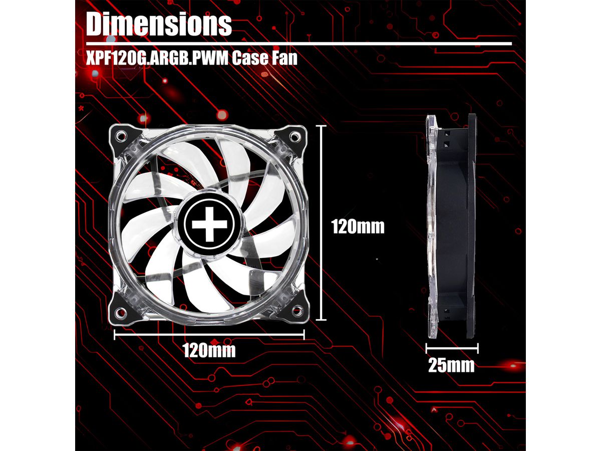 XILENCE XPF120G.ARGB.PWM Ventilateur