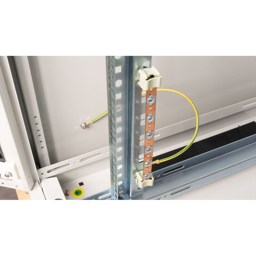 ROLINE Rail d'équipotentialité, 220mm, câble de mise à la terre