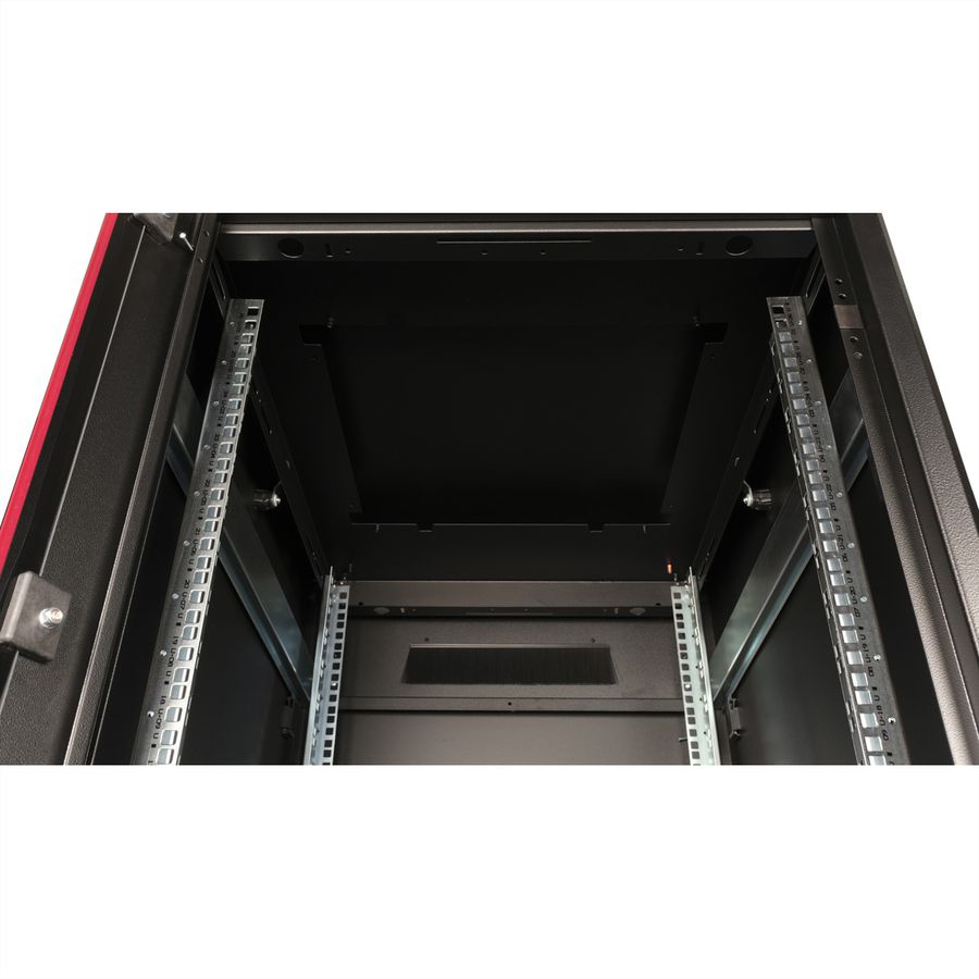 ROLINE 19" Baie réseau Pro 26U, 600x800 LxP Porte verre noir