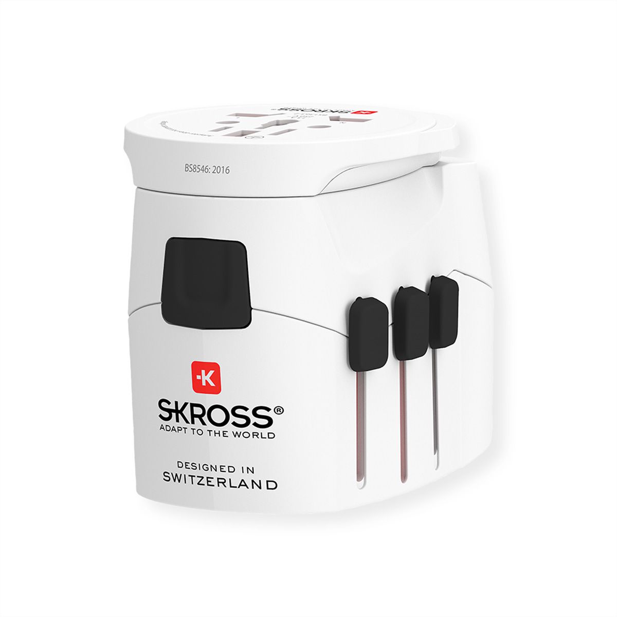 SKROSS Adaptateur de voyage PRO Light USB 2xA - Monde entier, monde
