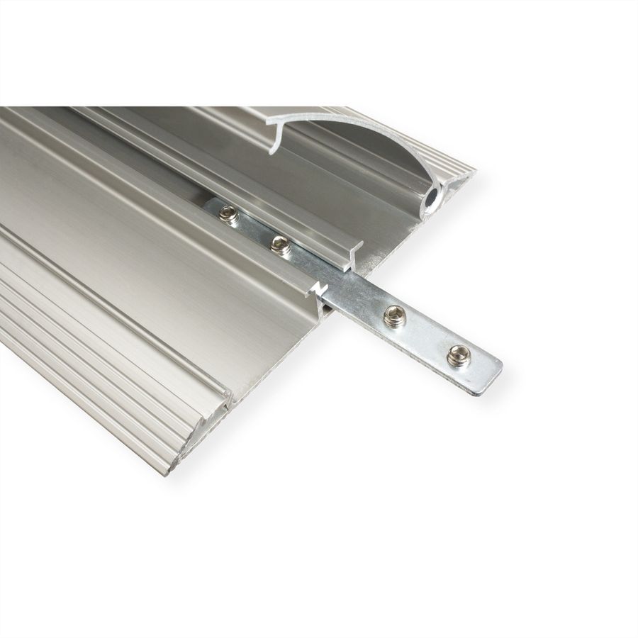 ROLINE Pont pour câbles, Aluminium, 139 x 22 mm, argent, 1,1 m
