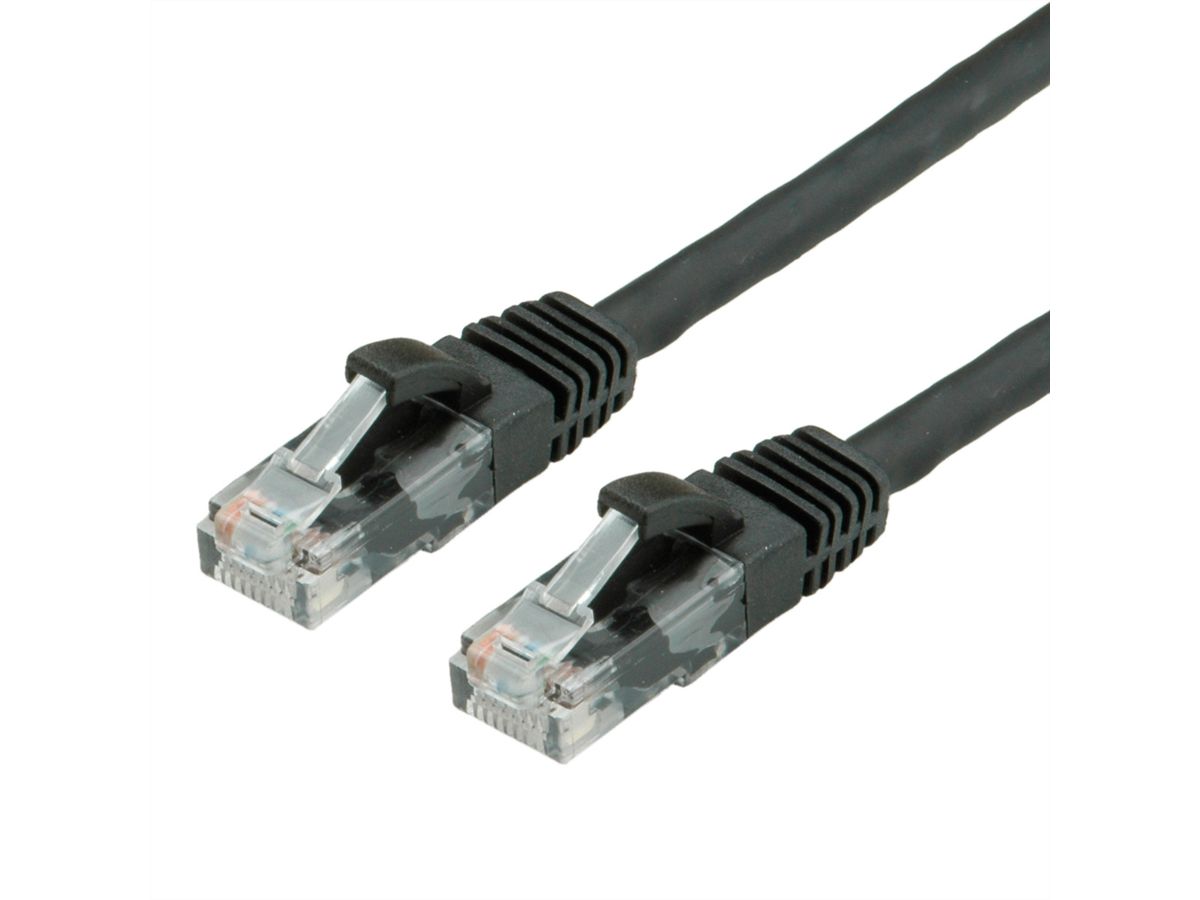 Cordon VALUE Cat.6A (Classe EA) / 10 Gigabit UTP, noir, 3 m