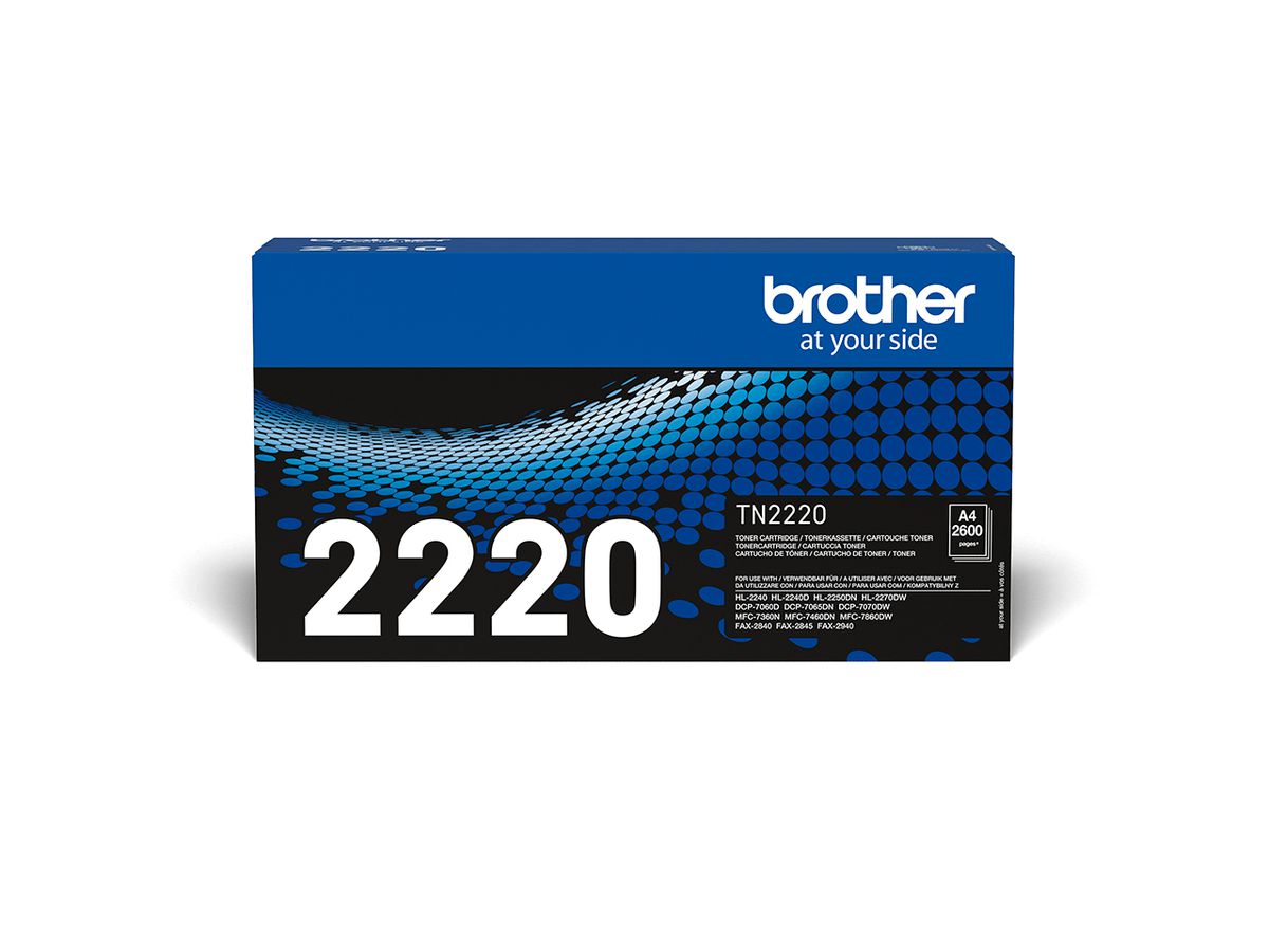 Brother TN-2220 - Cartouche de toner originale à haut rendement – Noir