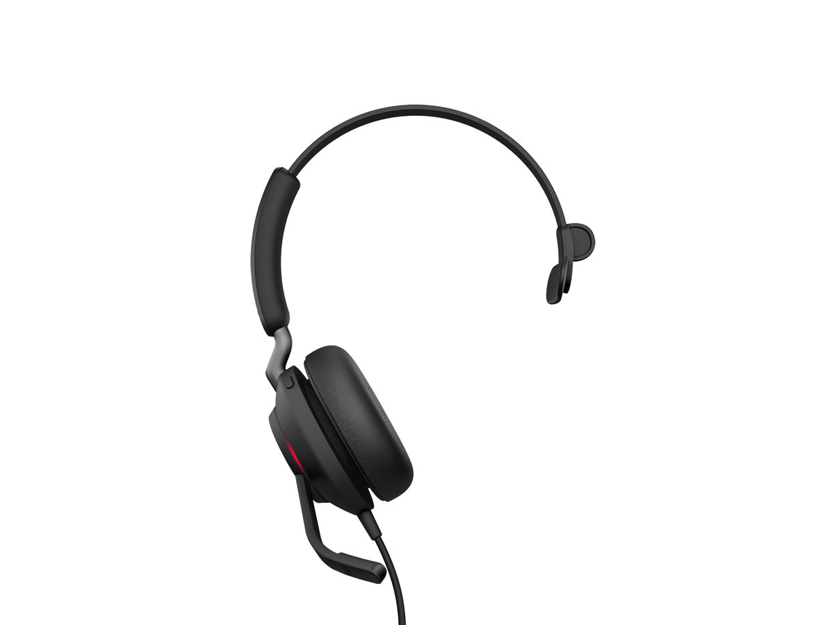 Jabra Evolve2 40 SE Casque Avec fil Arceau Appels/Musique USB Type-C Noir