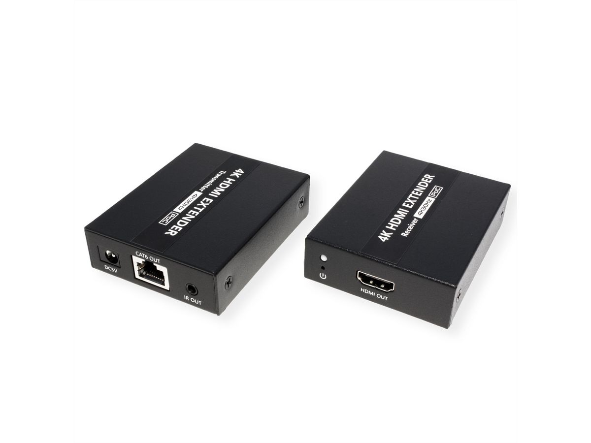 VALUE Prolongateur HDMI A/V via Cat.6A, 4K@30Hz, 40m