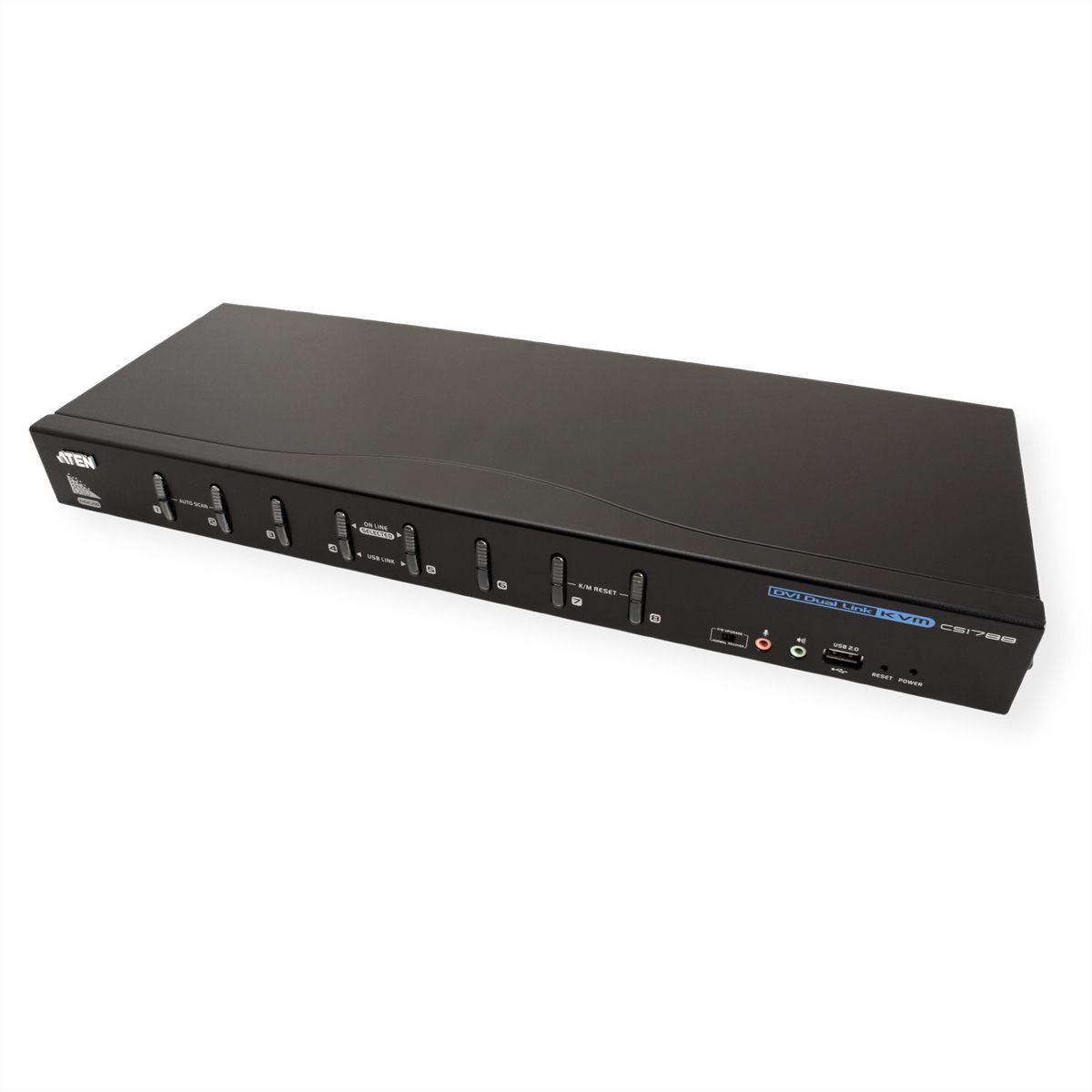 ATEN CS1788 Switch KVM Dual-Link DVI, USB, Audio, 8 ports