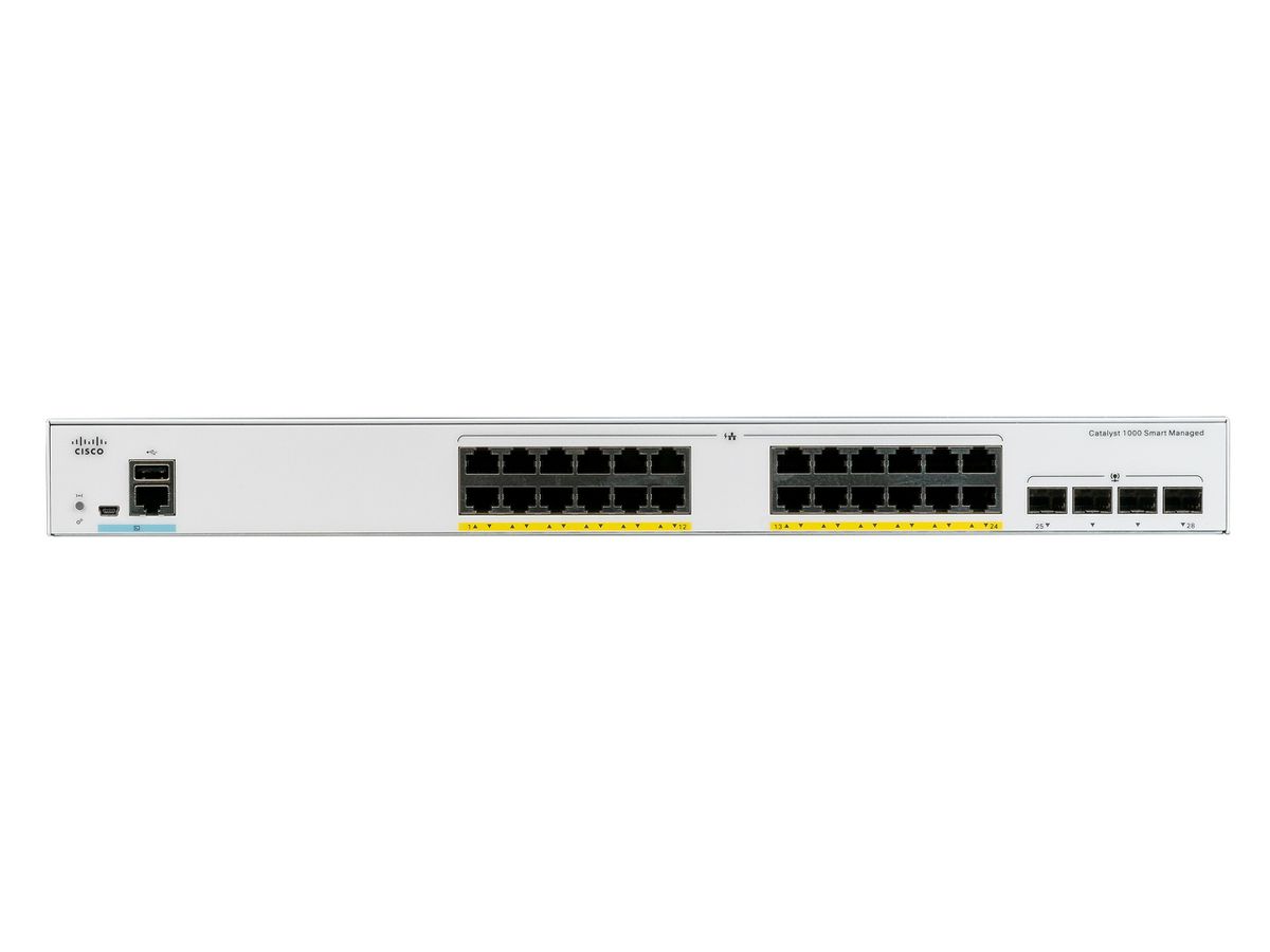 Cisco Catalyst C1000-24T-4G-L commutateur réseau Géré L2 Gigabit Ethernet (10/100/1000) Gris