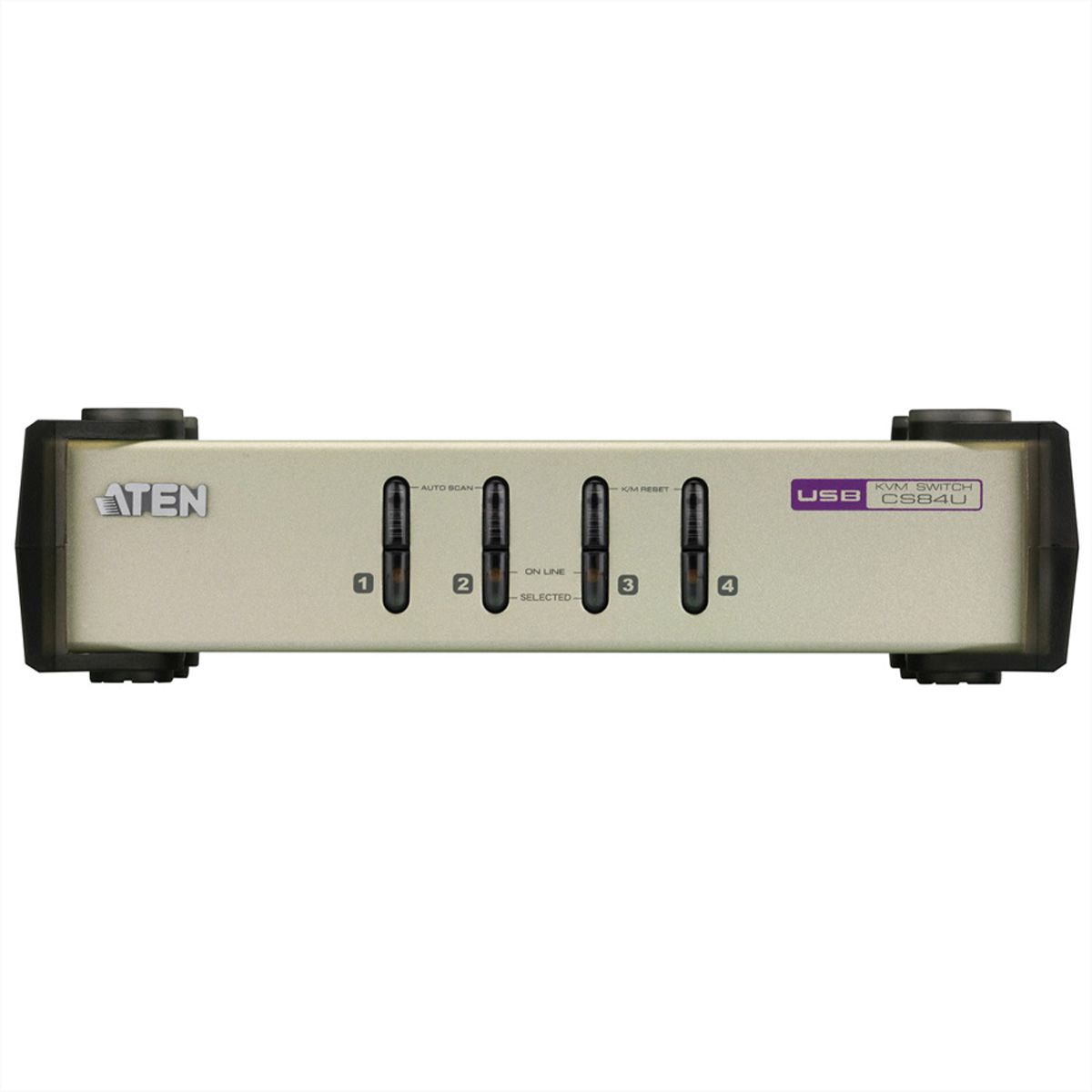 ATEN CS84U Switch KVM VGA, PS/2+USB, 4 ports