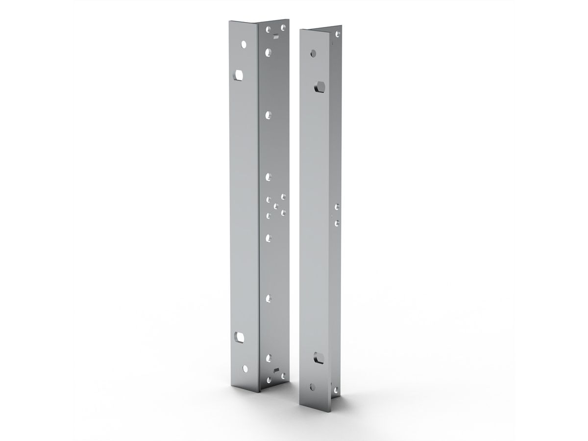 SCHROFF EuropacPRO 19" Support pour joint en acier inoxydable, type F, trous pour poignée, 6 U