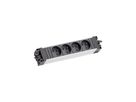 BACHMANN STEP ALU 4xUTE 35° GST18, Prise CEE 32A bleue, mesure