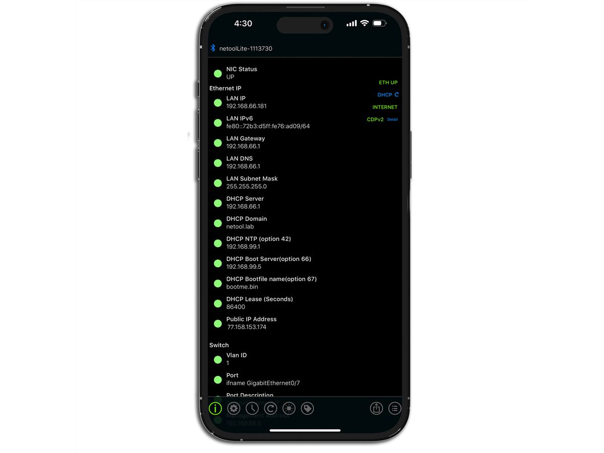 NetPeppers netool.io Lite Testeur de réseau intelligent