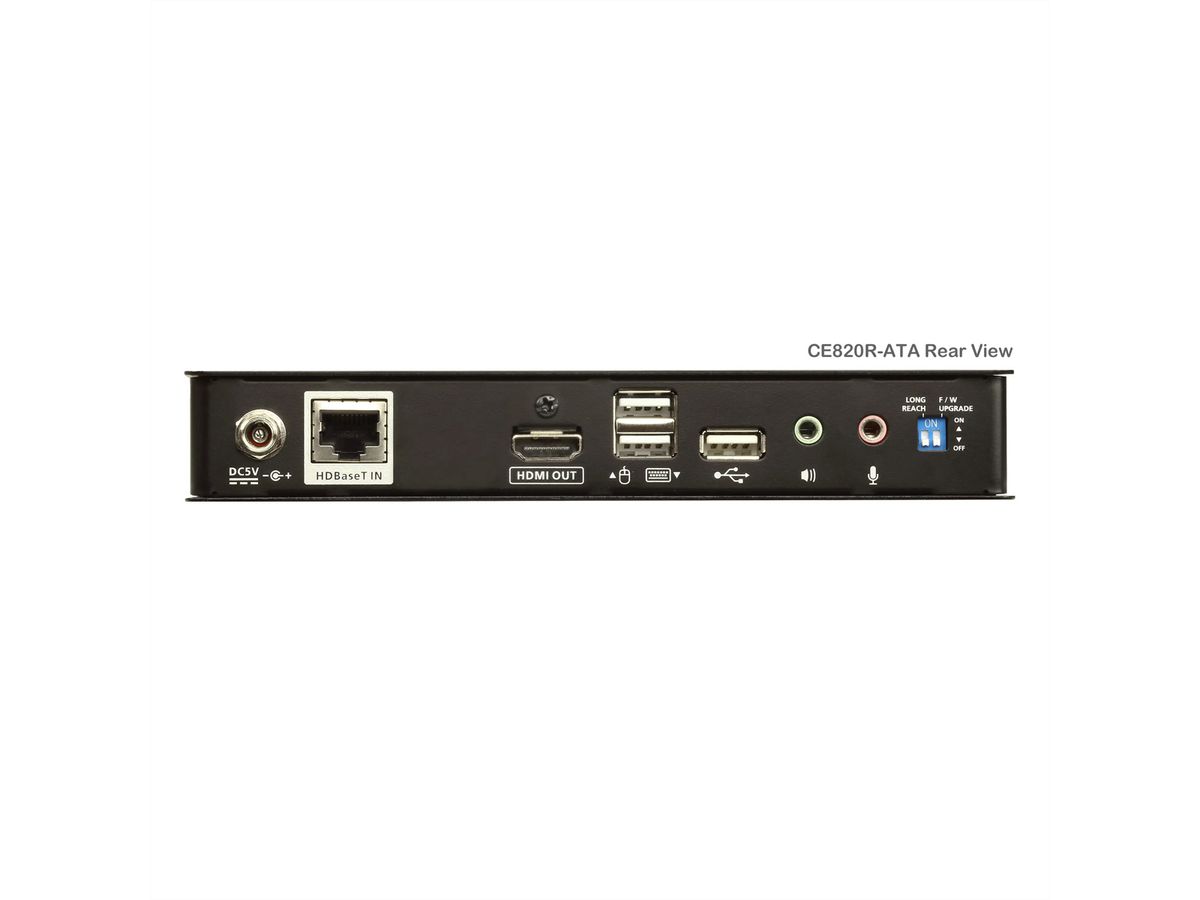 ATEN CE820R Système d'extension KVM USB HDMI HDBaseT 2.0 (unité distante) (4K à 100 m)
