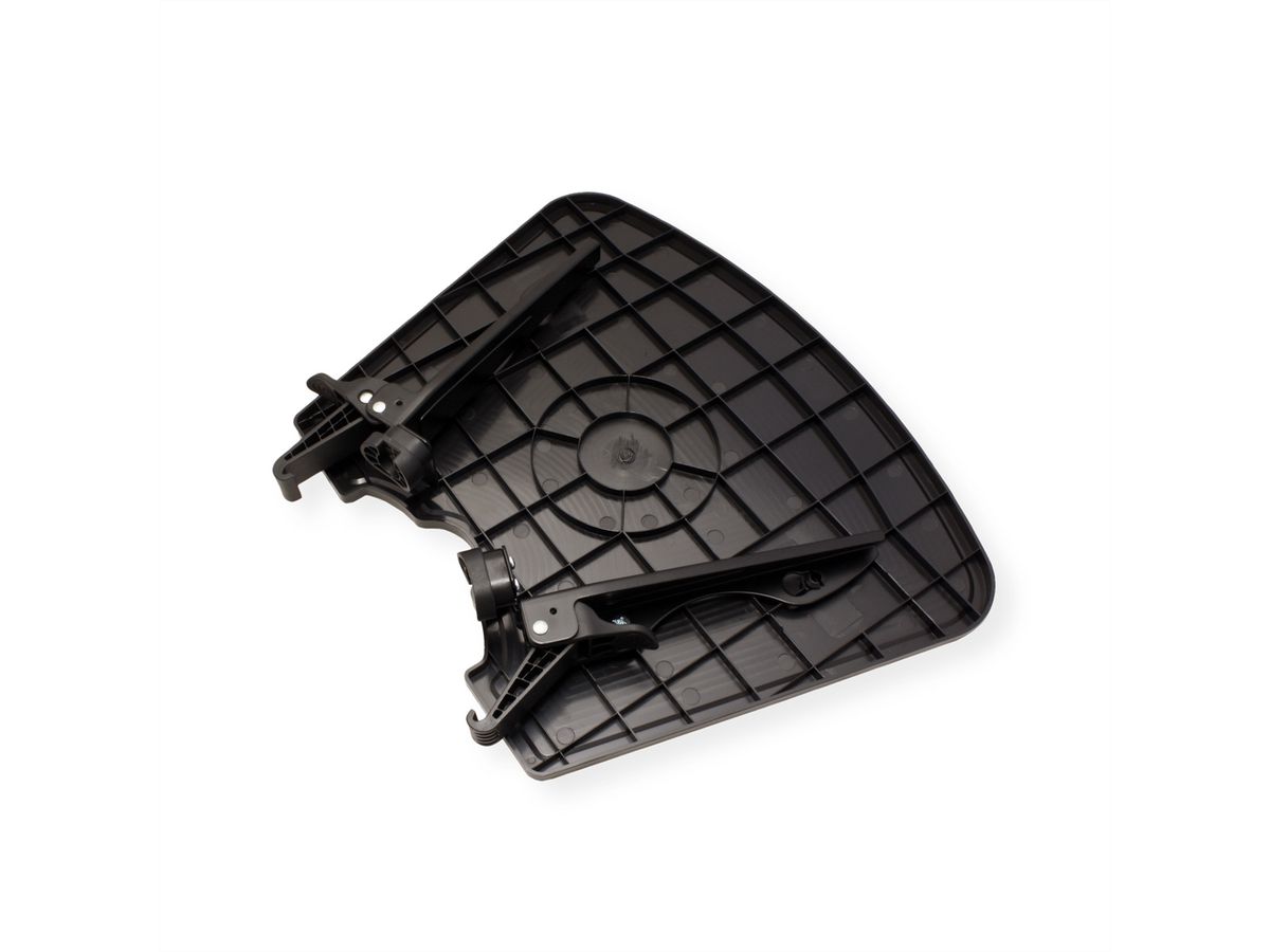 Support supplémentaire ROLINE Support LCD/TV sur roues, argent, jusqu'à 10kg, pour ROLINE 17.03.1260, noir