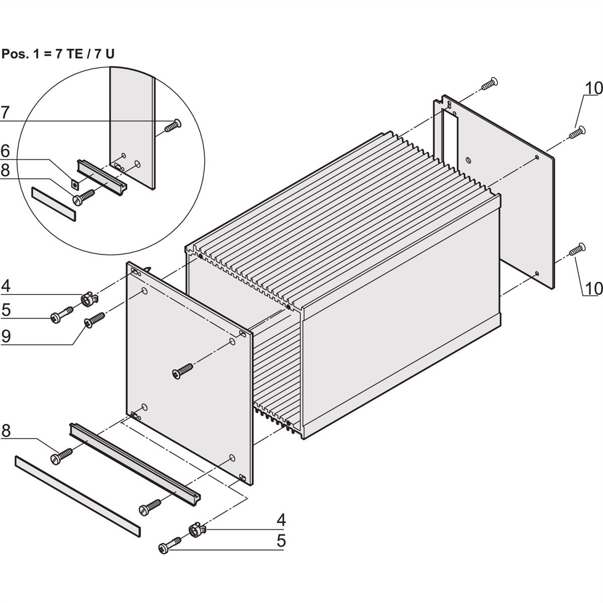 Vis à tête cylindrique de SCHROFF, fendue