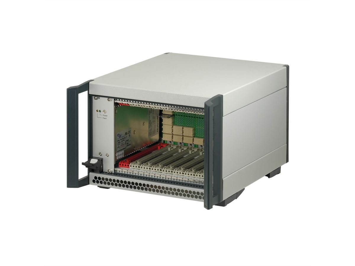 SCHROFF CPCI Serial System With 19" PSU, Desktop, 4 U, 8 Slot, 44 HP