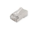 ROLINE Connecteur modulaire blindé Cat.6A (Classe EA), pour câble solide/tresse, 10 unités
