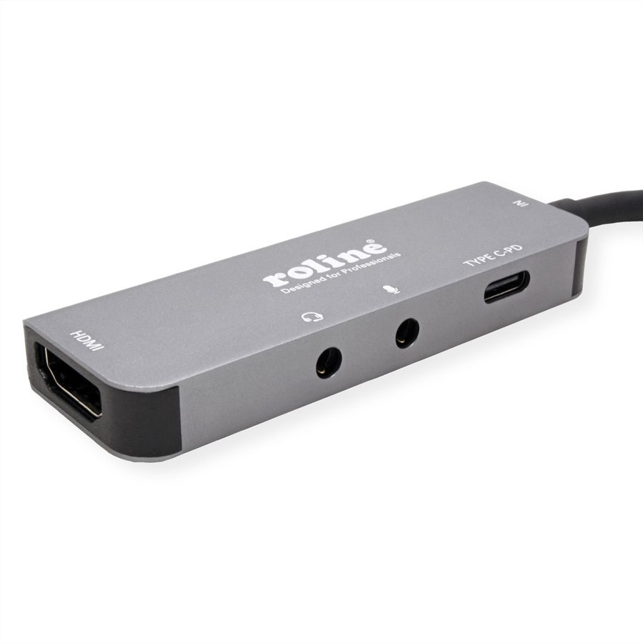 ROLINE Station d'accueil USB type C, HDMI 4K