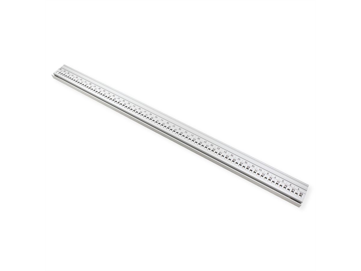SCHROFF Devant de rail horizontal, Type H-KD, Lourd, Lèvre courte, 84 CV