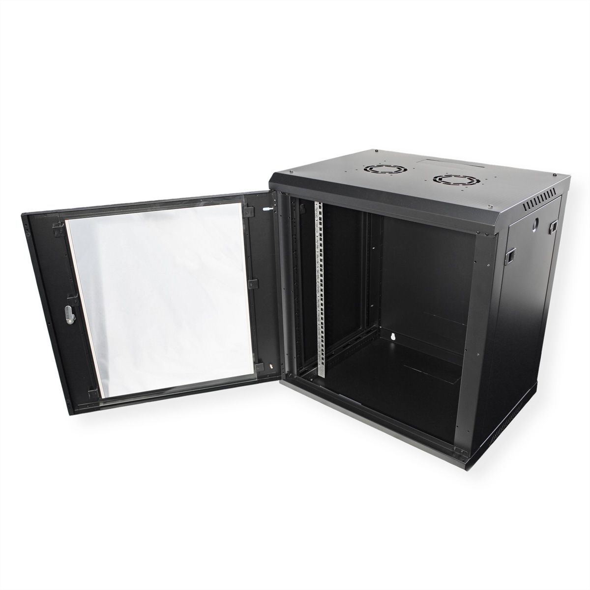 ROLINE 19" Boîtier mural Basic Plus 12U, 600x450 LxP noir