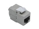 ROLINE Keystone Cat.6A (Classe EA), RJ-45, blindé, sans outil, GHMT, argent