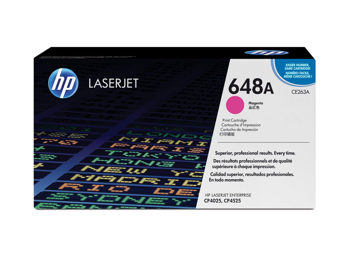 HP 648A toner LaserJet magenta authentique