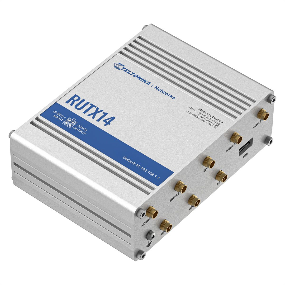 TELTONIKA RUTX14 LTE/4G CAT 12 Routeur industriel
