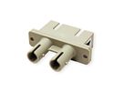 Coupleur-adaptateur FO MM, SC/ST duplex, gris