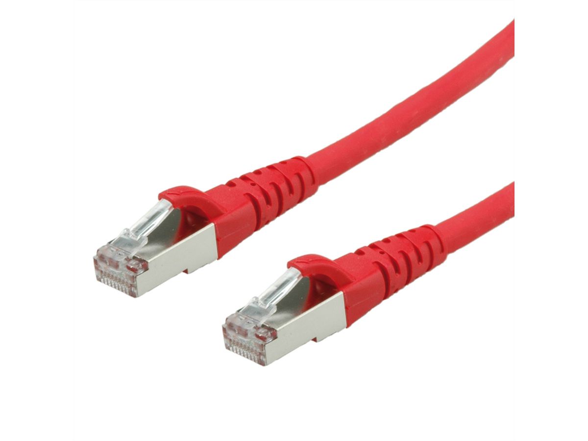 Cordon Cat.6A (Class EA) FTP AWG26, rouge, 2 m