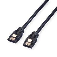 ROLINE Câble interne SATA 6.0 Gbit/s pour disques durs, avec attache, 0,5 m