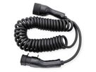 ROLINE Câble de recharge VE type2, 1-Phase, 250VAC (1P+N+E), 32 A, 7,4 kW, spirale, 7,5 m