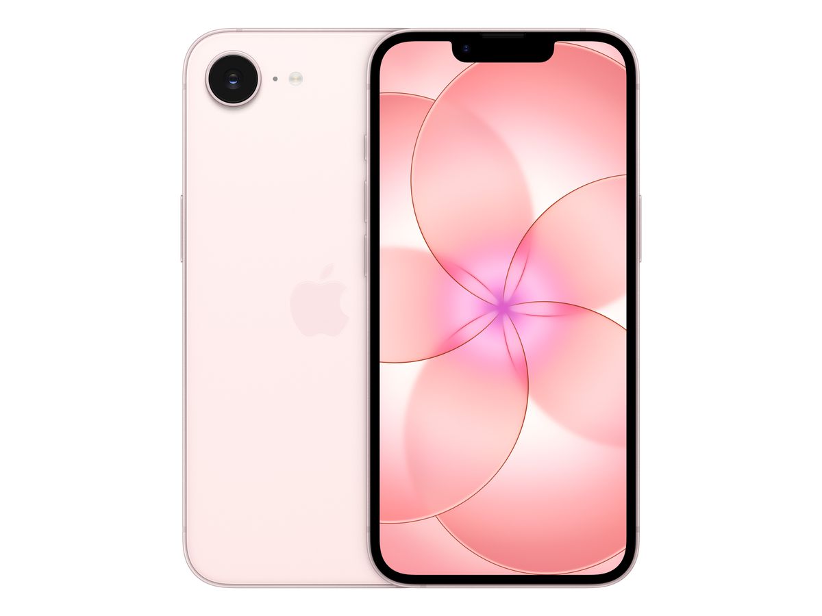 Apple iPhone 17e 15,5 cm (6.1") Double SIM iOS 26 5G USB Type-C 512 Go Rose clair