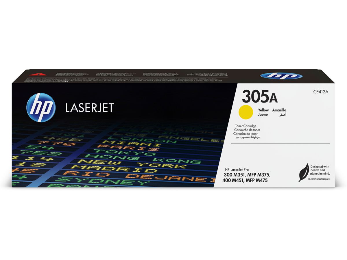 HP 305A toner LaserJet jaune authentique