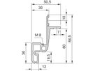 Cadre d'armoire Novastar SCHROFF, Slim-Line, 12 U 553W 1000D