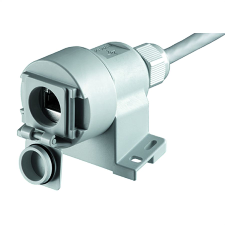 TELEGÄRTNER STX V6 Boîtier en saillie, RJ45 Module A Cat.6A (ISO/IEC)