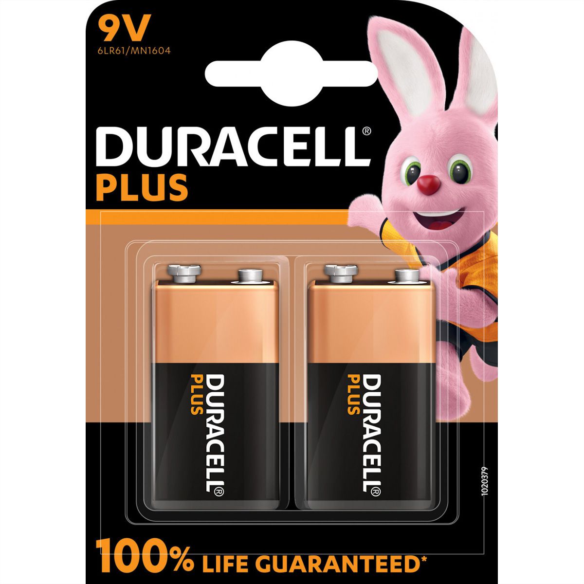 DURACELL Ultra Power, 9V (6LR61), pack de 2