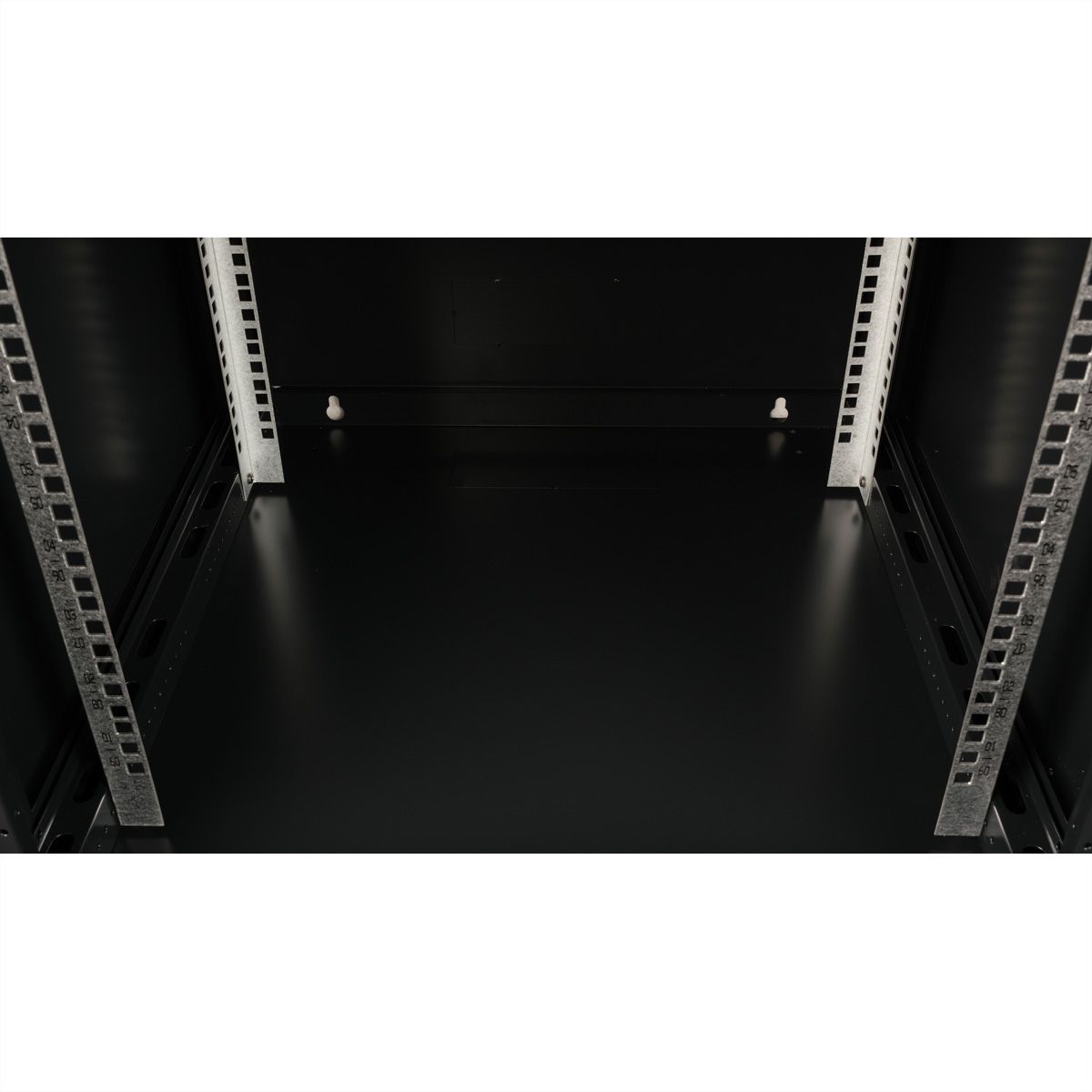 VALUE Boîtier mural 19 pouces 9U, 600 x 600 mm, noir, kit à assembler