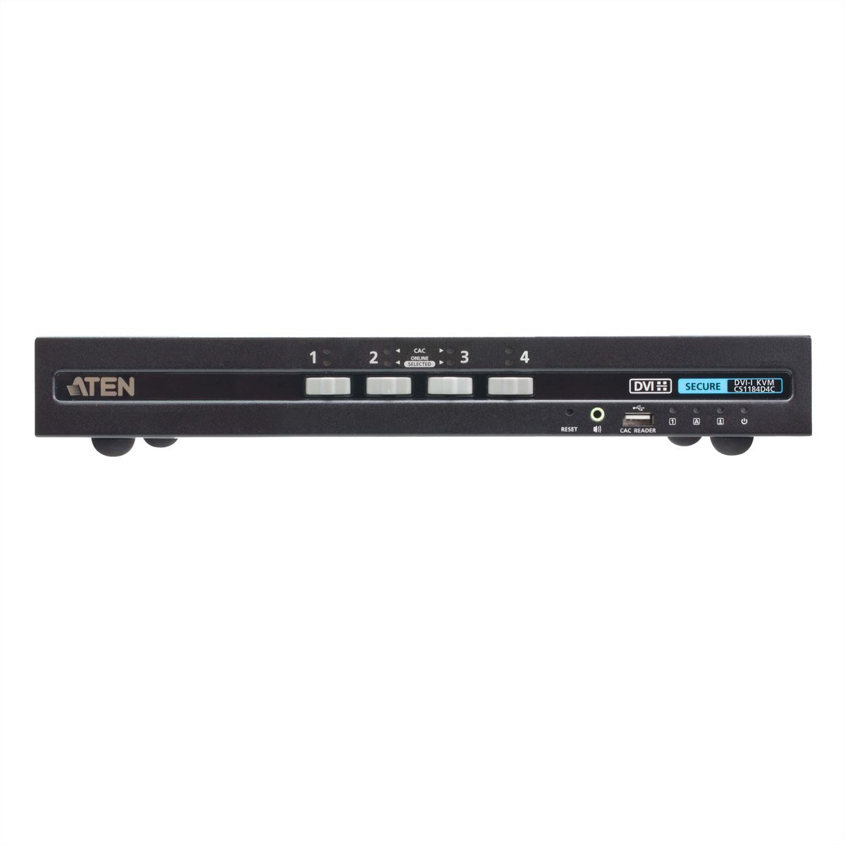 ATEN CS1184D4C Commutateur KVM sécurisé DVI à 4 ports USB avec CAC