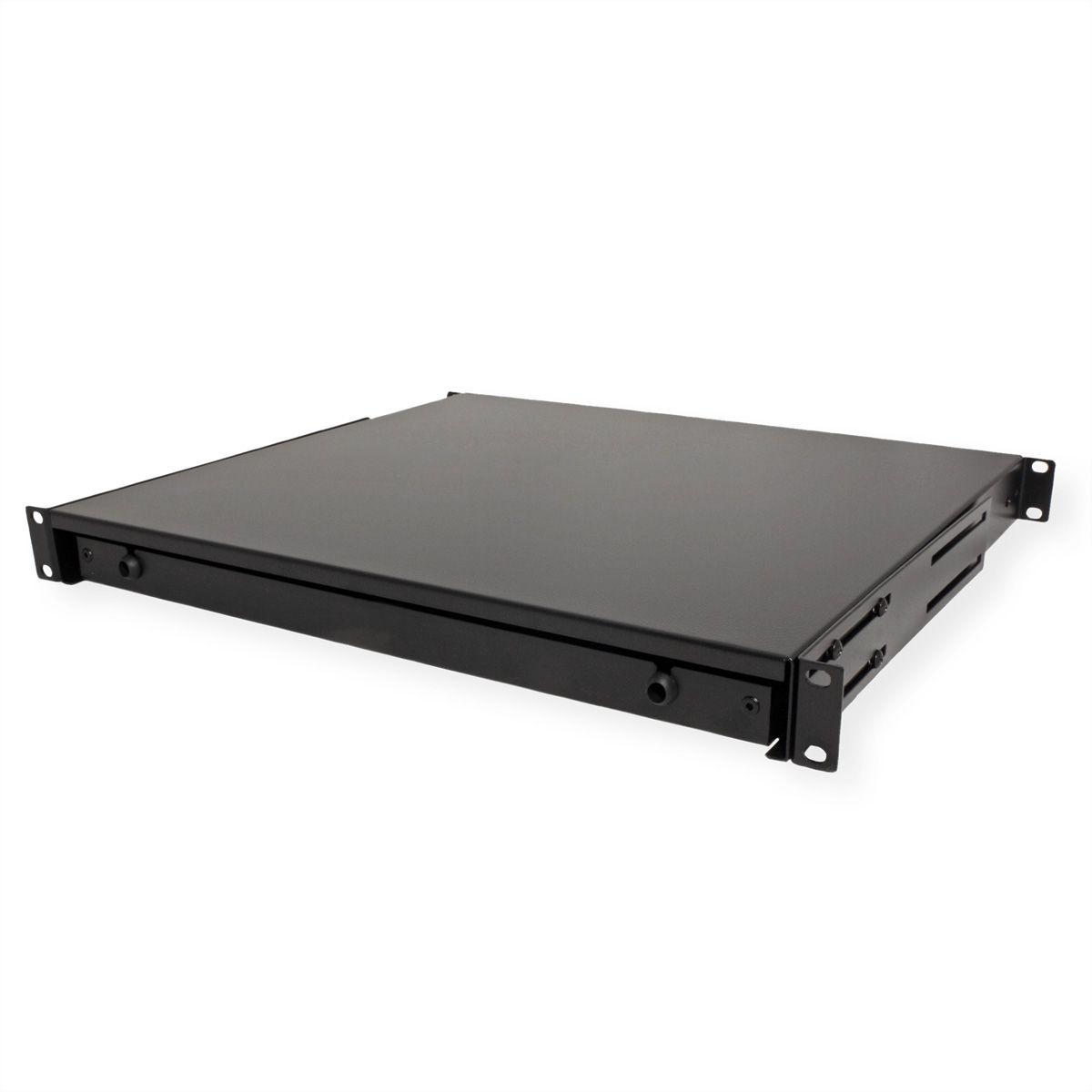 ROLINE 19" Tiroir pour clavier 1U, 400P verrouillable noir