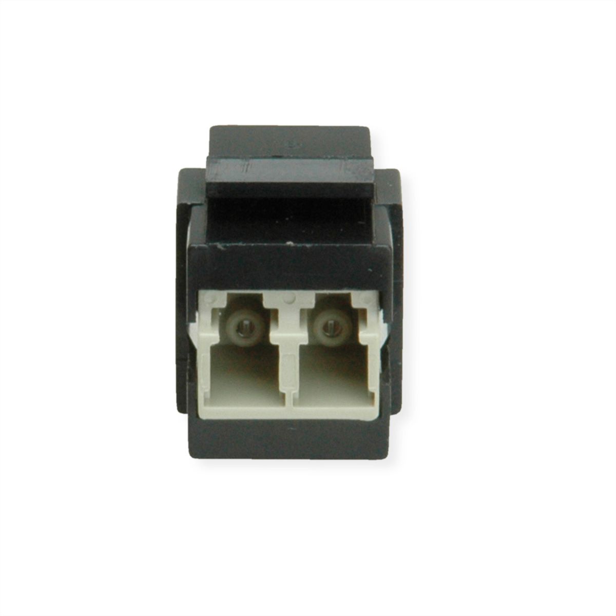 ROLINE Raccord optique LC/LC duplex multimode, Keystone, OM2