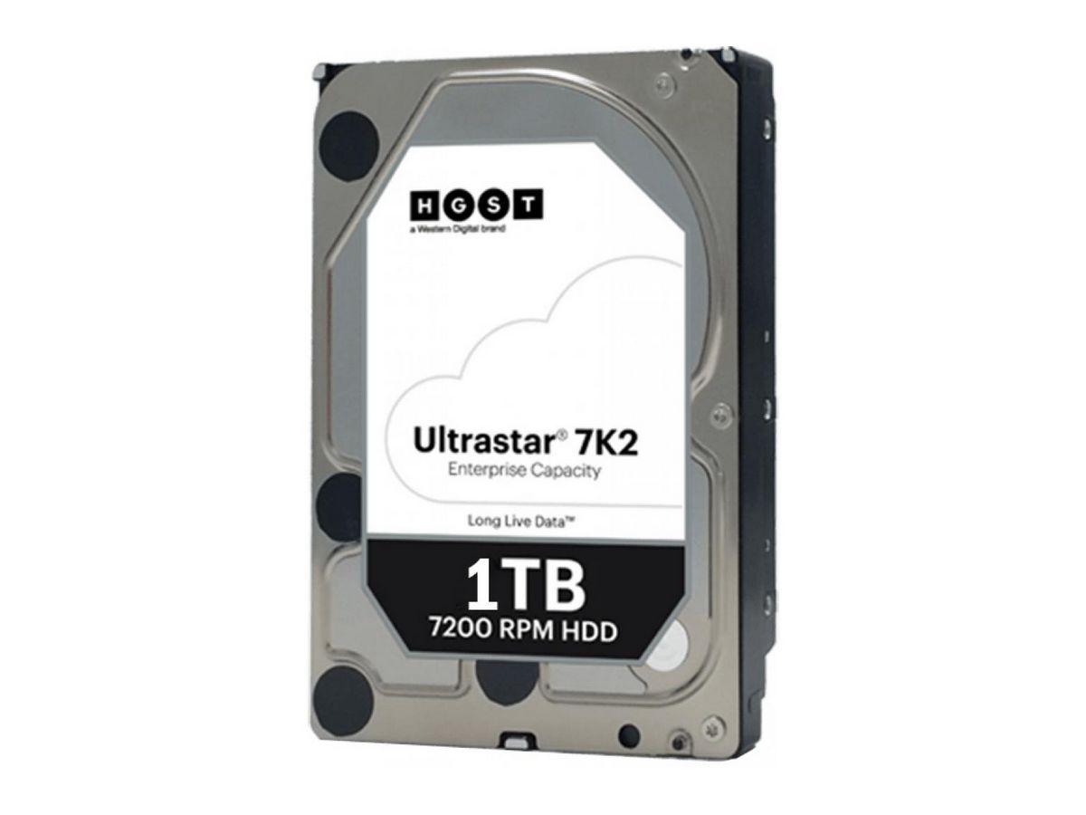 Western Digital Ultrastar HUS722T1TALA604 disque dur 1 To 7200 tr/min 128 Mo 3.5" Série ATA III