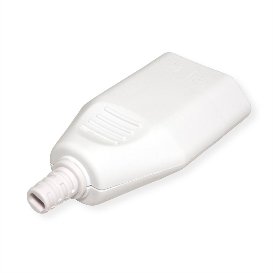 BACHMANN Prise femelle plate Euro 2,5A/250VAC, blanc