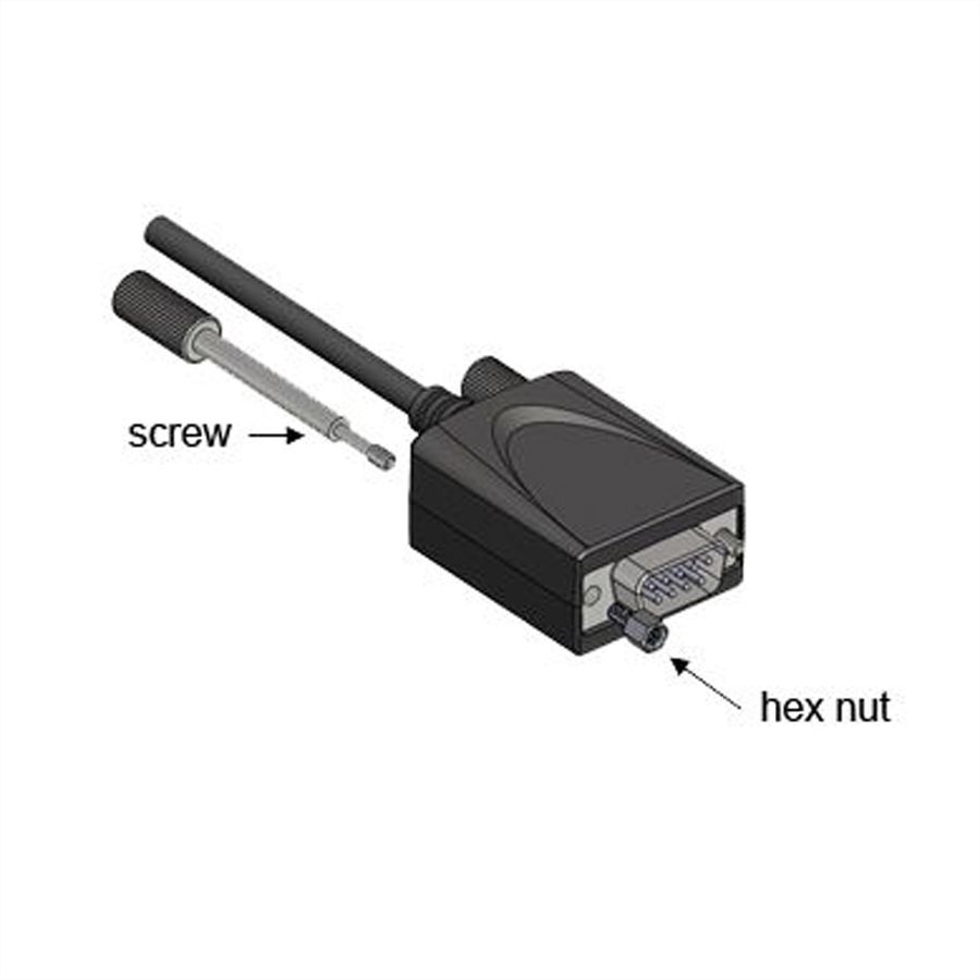 EXSYS EX-1346IS Convertisseur de port USB 2.0 vers 1x série RS-422/485, 15KV ESD, 4.0KV, câble, FDTI, noir, 1,8 m