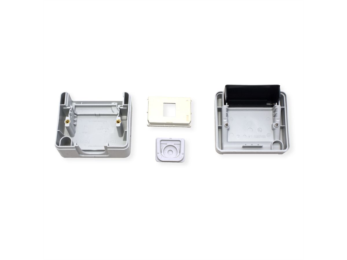 TELEGÄRTNER Boîtier IP44, avec fixation pour 1 module AMJ